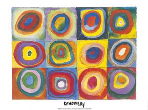 Wassily Kandinsky Concentric Circle Art 